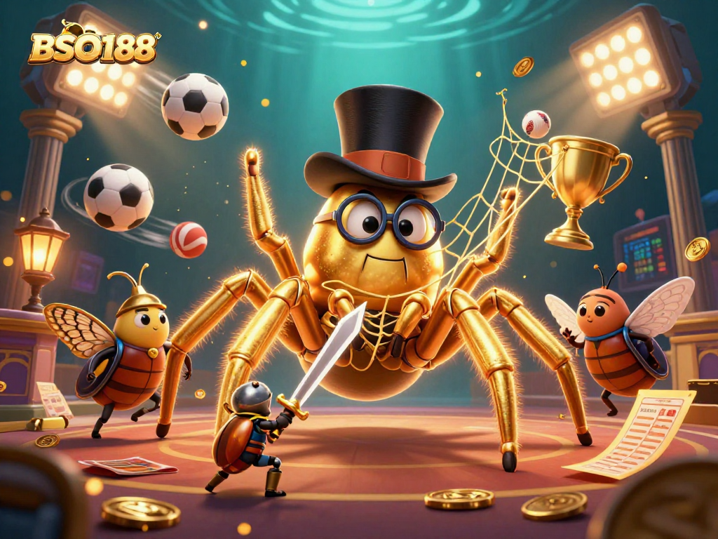 Experience winning gameplay strategies with BSO188 in this vibrant casino scene.