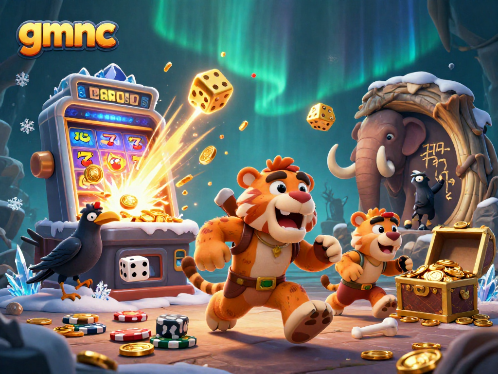 Spin to win at gmnc's vibrant prehistoric casino with exciting game elements!