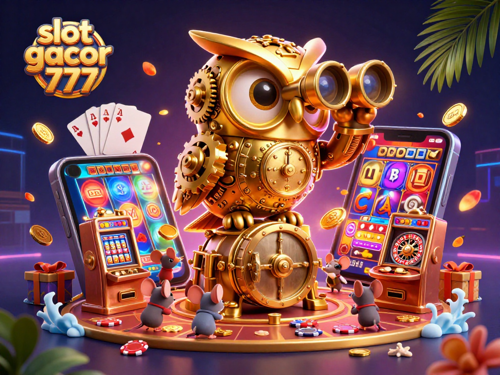 Engage in the thrilling world of slot gacor 777 with dynamic 3D casino elements and vibrant action!