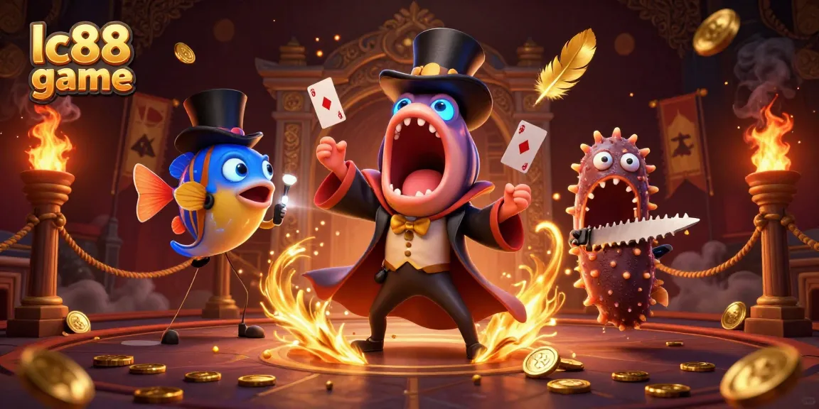 Experience the excitement of lc88 game as the magical sea creatures perform live.