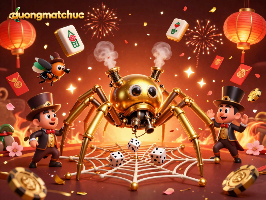 Experience duongmatchuoc's vibrant gaming world with 3D elements of luck and fortune.