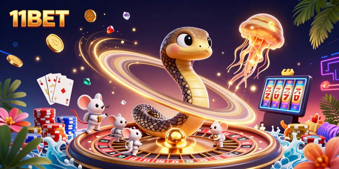 Betting on vibrant 11BET roulette with cosmic characters in this rich gaming scene