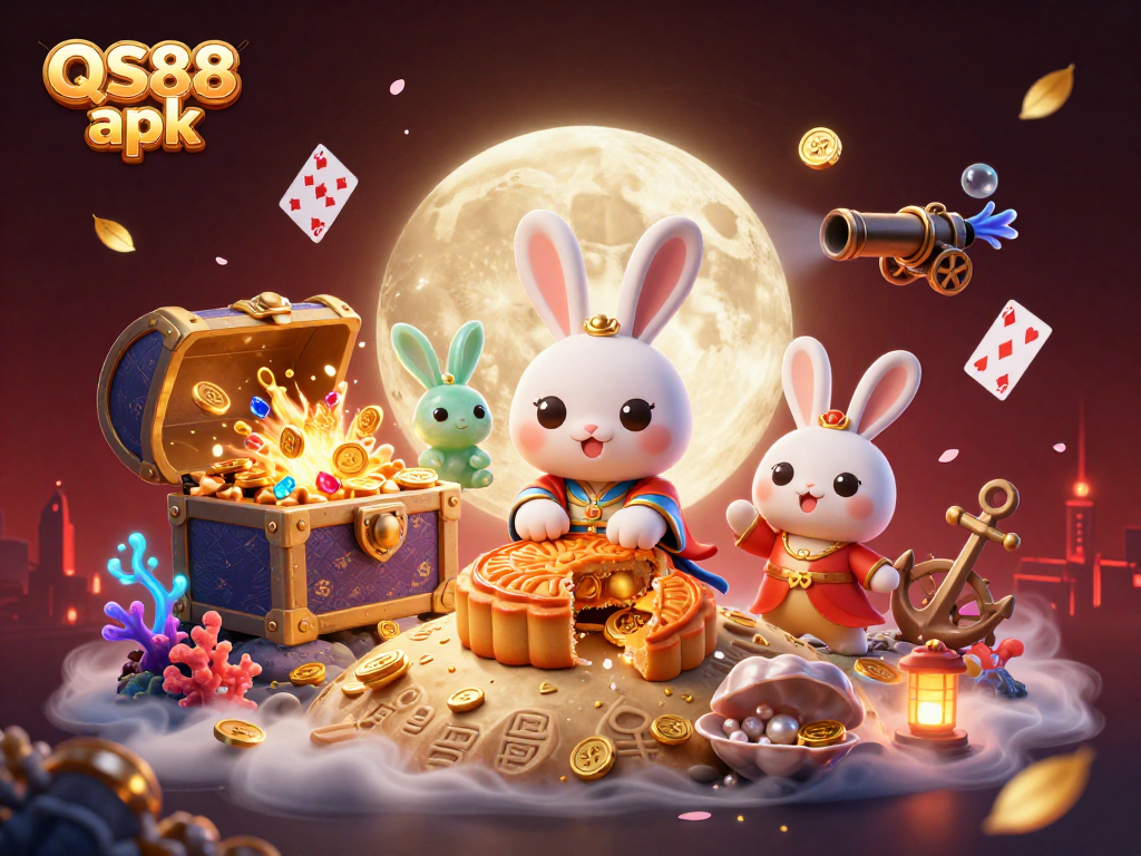 Unleashing the potential of QS88 apk with engaging casino-themed visuals.
