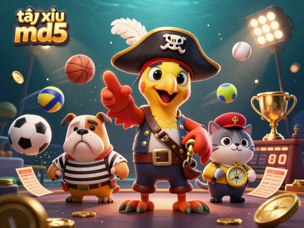 Experience exciting sports betting with tài xỉu md5 amidst dynamic 3D action and vibrant characters.