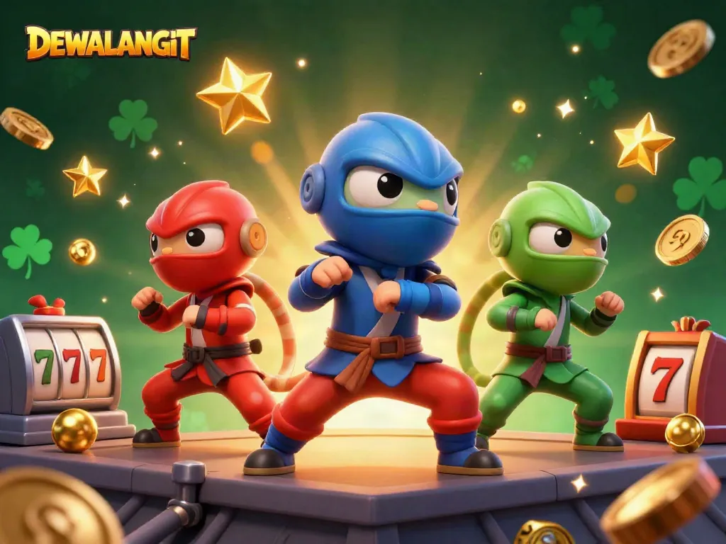 DEWALANGIT menampilkan karakter ninja chameleon dalam pertunjukan perjudian yang menarik di dunia kasino.