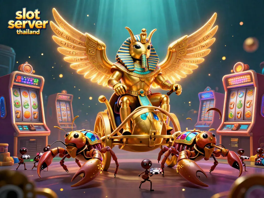 Spin winning slots in vibrant golds and gems at slot server thailand online!