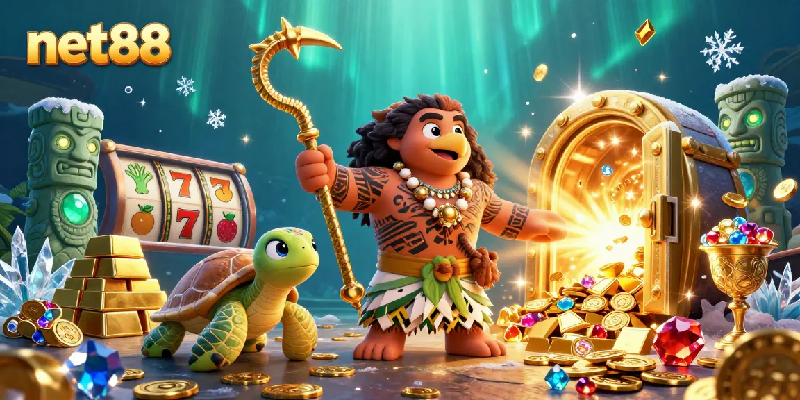 Engage with net88's vibrant casino scene featuring a demigod hawk and rich slot game elements.